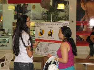 Fisioterapia-Cesmac participa de ação AVC- em shopping da capital 1