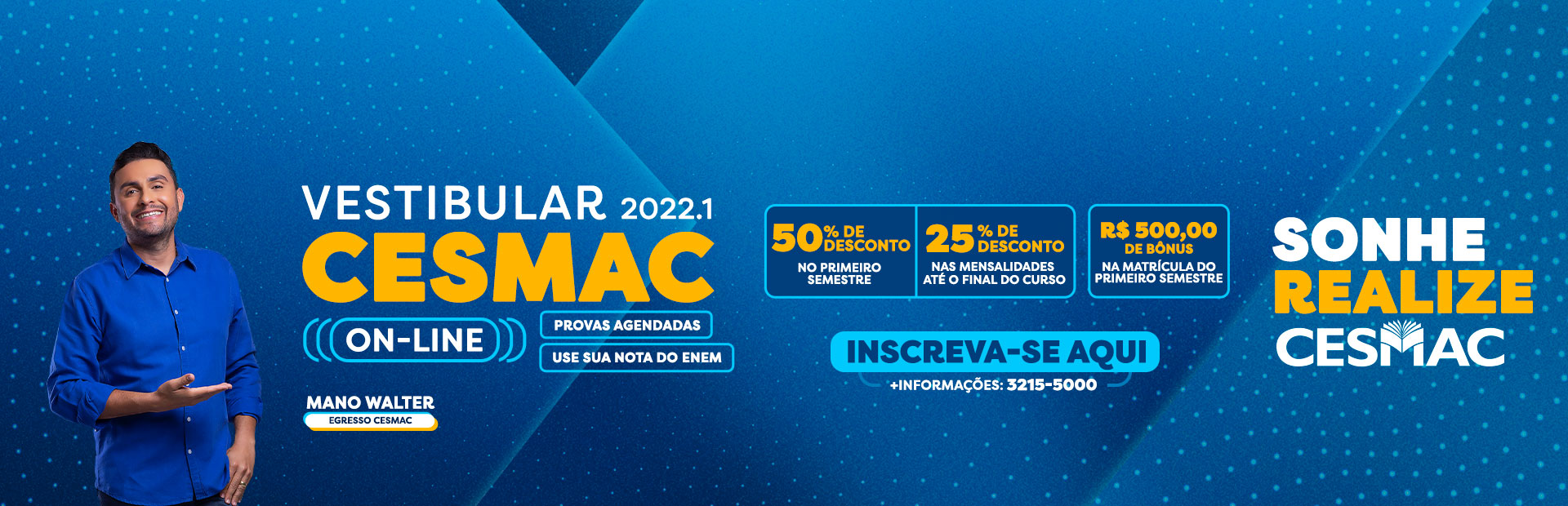 VESTIBULAR CESMAC 2022.1