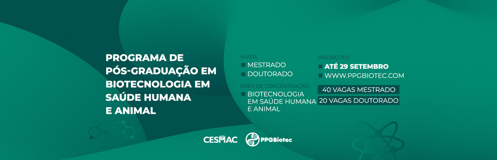 Mestrado e Doutorado PPGBiotec
