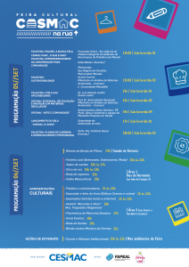 Feira- Cultural- CESMAC- na- Rua- já- começou