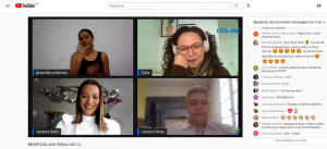 Recepção para o Feras 2021.2 apresenta estrutura da Instituição e debate saúde mental