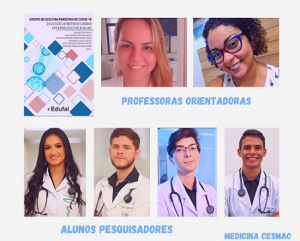 Alunos de Medicina Cesmac participam de importante livro sobre Grupos de Risco na Pandemia de Covid-19